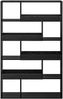 vidaXL Bücherregal Schwarz Eichen-Optik 100 x 33 x 156,5 cm 3446640 Bild 4