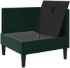 vidaXL Sofa mit Stauraum Dunkelgrün Samt 42027079 Bild 4