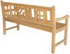 Massive Teak Sitzbank LIEBLINGSPLATZ 130cm Gartenbank Holzbank Teakbank Bild 5