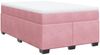 vidaXL Boxspringbett mit Matratze Rosa 120x200 cm Samt 3285280 Bild 2
