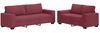 vidaXL 2-tlg. Sofagarnitur mit Kissen Weinrot Stoff 3324734 Bild 2