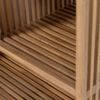 Beistelltisch Jasmijn aus recyceltem Teakholz, modern organisch, Natur Braun, handgefertigt und nachhaltig Bild 4