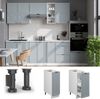Apothekerschrank Fame-Line Hellblau-grau 30 cm ohne Arbeitsplatte Vicco Bild 2
