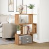 vidaXL Raumteiler-Bücherregal 3 Fächer Artisan-Eiche 70x24x97 cm 858119 Bild 4