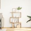 vidaXL Raumteiler-Bücherregal 3 Fächer Artisan-Eiche 70x24x97 cm 858119 Bild 3