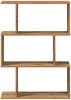 vidaXL Raumteiler-Bücherregal 3 Fächer Artisan-Eiche 70x24x97 cm 858119 Bild 5