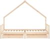 vidaXL Kinderbett mit Schubladen 90x200 cm Massivholz Kiefer 834552 Bild 5