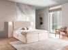 Boxspringbett Bett MARTEN 180x200cm Set. 4 in Stoff Magic Velvet Hellrosa Bild 2