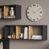 Wandregal Tomy Anthrazit/Goldkraft Eiche 90 x 30 cm 2er Set Vicco Bild 4