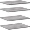 vidaXL Wandregale 4 Stk. Grau Sonoma 40x30x1,5 cm Holzwerkstoff 838209 Bild 2