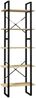 vidaXL Bücherregal 5 Fächer 60x30x175 cm Massivholz Kiefer 3081983 Bild 2