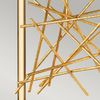 Elstead Styx LED Pendelleuchte quadratisch schwarz gold 3000K Bild 4