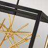 Elstead Styx LED Pendelleuchte quadratisch schwarz gold 3000K Bild 3