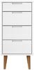 vidaXL Schubladenschrank MOLDE Weiß 40x35x82 cm Massivholz Kiefer 350502 Bild 4