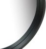 vidaXL Wandspiegel mit Gürtel 50 cm Schwarz 320367 Bild 3