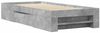 vidaXL Bettgestell Betongrau 75x190 cm Holzwerkstoff 3295530 Bild 3
