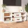 vidaXL TV-Schrank Weiß 100x34x40 cm Massivholz Kiefer 818226 Bild 3