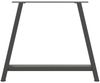 vidaXL Esstischbeine A-Form 2 Stk. Anthrazit 100x(72-73) cm Stahl 4012866 Bild 5