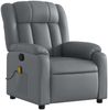 vidaXL Massagesessel Relaxsessel Grau Kunstleder 3206242 Bild 3