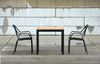 Outdoor Tisch Quadrat Teak / natur eloxiert 160x80 Bild 2