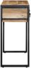 vidaXL Konsolentisch 100x35x75 cm Raues Massivholz Mango 4015927 Bild 4