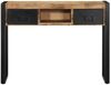 vidaXL Konsolentisch 100x35x75 cm Raues Massivholz Mango 4015927 Bild 2