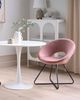 Stuhl Samtstoff rosa schwarz RACHEL Bild 3