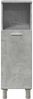 vidaXL Badezimmerschrank Betongrau 30x30x95 cm Holzwerkstoff 856136 Bild 4