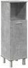 vidaXL Badezimmerschrank Betongrau 30x30x95 cm Holzwerkstoff 856136 Bild 2