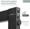 Kaminholzregal innen Metall KEOP | Schwarz | 60x25x100cm | Brennholzregal Inkl. Ofenhandschuh | Feuerholzregal Kaminholzhalter Holzständer Holzhalter Holzlager Bild 4
