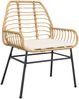 vidaXL Gartenstühle 2 Stk. mit Kissen Braun Poly Rattan 369094 Bild 4