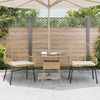 vidaXL Gartenstühle 2 Stk. mit Kissen Braun Poly Rattan 369094 Bild 3