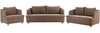 Sofa Set 6-Sitzer RATTVIK Chenillegewebe Braun Bild 1