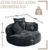 STILVORA Relaxsessel Indoor & Outdoor Sitzsack bean bag sofa mit hohen Rücken,Lazy Sofa (Lazy Sofa mit hohem Rücken und 3 Kissen – Ergonomischer Sitzsack für Erwachsene & Kinder, Chenille-Stoff, für Wohnzimmer, Büro & Schlafzimmer, Komfortabler Lounger... Bild 4