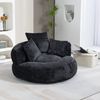 STILVORA Relaxsessel Indoor & Outdoor Sitzsack bean bag sofa mit hohen Rücken,Lazy Sofa (Lazy Sofa mit hohem Rücken und 3 Kissen – Ergonomischer Sitzsack für Erwachsene & Kinder, Chenille-Stoff, für Wohnzimmer, Büro & Schlafzimmer, Komfortabler Lounger... Bild 5