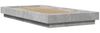 vidaXL Bettgestell mit LED Betongrau 75x190 cm Holzwerkstoff 3281157 Bild 3