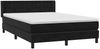 vidaXL Boxspringbett mit Matratze Schwarz 160x210 cm Samt 3318455 Bild 4