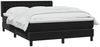 vidaXL Boxspringbett mit Matratze Schwarz 160x210 cm Samt 3318455 Bild 3