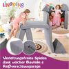 Linodino Kindersofa Spielsofa I aus Schaumstoff Bausteine I Spielcouch für Kinder, Wasserfeste Unterbezüge, Waschbare Chenille Bezüge 30° Bild 3