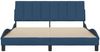 vidaXL Bettgestell ohne Matratze "Hanko" Blau 160x200 cm Stoff 3310404 Bild 4