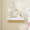 SoBuy FHK38-W Wandregal mit schublade, MDF, Lackiert, Weiß, 60 x 8 x 20 cm Bild 4