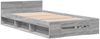 vidaXL Bettgestell mit Schublade Grau Sonoma 90x190 cm Holzwerkstoff 3280788 Bild 3