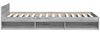 vidaXL Bettgestell mit Schublade Grau Sonoma 90x190 cm Holzwerkstoff 3280788 Bild 5