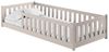 Kinderbett Bodenbett 80x180 cm mit Rausfallschutz & Lattenrost Montessori Bett Bed Gitterbett Kinder Jugendbett Einzelbett | Kaschmir weitere Größen 80x160 | 90x200 | 120x200 | 140x200 cm Bild 2