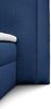 Boxspringbett Schlafzimmerbett CEDRIC 160x200cm Stoff Magic Velvet Dunkelblau Bild 3