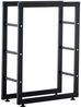 CLP Kaminholzständer Keri V2,schwarz 25x60x100 cm Bild 2