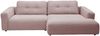 KAWOLA Sofa MIKA Ecksofa Cord rosa Longchair rechts 86 x 167 x 276 cm Bild 4