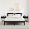 vidaXL Nachttisch 2 pcs Schwarz Eichen-Optik 40 x 40 x 50 cm 881817 Bild 4