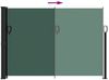 vidaXL Seitenmarkise Ausziehbar Dunkelgrün 140x500 cm 4004425 Bild 5