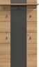 xonox. home - Paneel Canu 145 x 80 x 29 cm in Basalt grau und Artisan Nb. - Wandpaneel Wandboard Wandgarderobe Garderobenwand Garderobenpaneel Flurpaneel - modern & platzsparend Bild 2